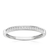 Thumbnail Image 1 of Engagement Ring 9ct White Gold Channel Set 0.10ct Diamond Ring