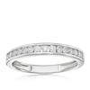 Thumbnail Image 1 of Engagement Ring 9ct White Gold Channel Set 0.30ct Diamond Ring