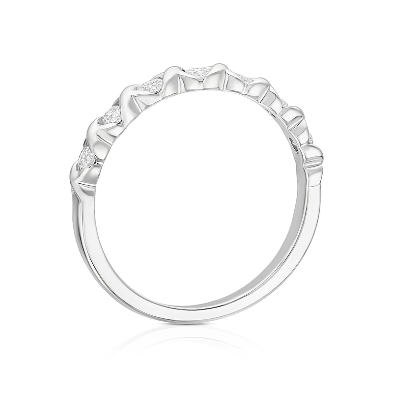 Main Image 3 of Engagement Ring 9ct White Gold 0.30ct Diamond Ring