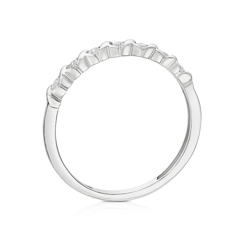 Main Image 3 of Engagement Ring 9ct White Gold 0.15ct Diamond Ring