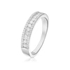 Thumbnail Image 2 of Engagement Ring 9ct White Gold Half Frame 0.30ct Diamond Ring