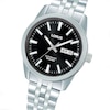 Thumbnail Image 2 of Lorus Automatic Men's 42mm Black Dial Stainless Steel Bracelet Watch