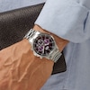 Thumbnail Image 8 of Lorus Purple Dial Chronograph Stainless Steel Bracelet Watch