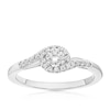 Thumbnail Image 1 of Engagement Ring 9ct White Gold  Solitaire 0.33ct Diamond Ring