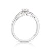 Thumbnail Image 3 of Engagement Ring 9ct White Gold  Solitaire 0.33ct Diamond Ring