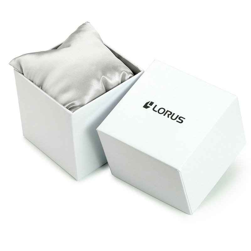 Main Image 5 of Lorus Men's 41mm White Dial Two-Tone Bracelet Watch