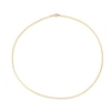 Thumbnail Image 2 of 9ct Gold Silky Herringbone Chain Necklace 18"