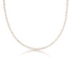 Thumbnail Image 1 of Sterling Silver Rice Pearl Necklace