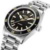Thumbnail Image 2 of Rotary Men's Apex 10 Black Bezel & Dial Stainless Steel Bracelet Watch