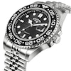 Thumbnail Image 2 of Rotary Men's Apex 100 Black Dial Stainless Steel Bracelet Watch