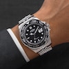 Thumbnail Image 3 of Rotary Men's Apex 100 Black Dial Stainless Steel Bracelet Watch