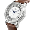 Thumbnail Image 2 of Rotary Men's Heritage Field Silver Tone Dial & Brown Leather Strap Watch