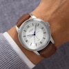 Thumbnail Image 3 of Rotary Men's Heritage Field Silver Tone Dial & Brown Leather Strap Watch