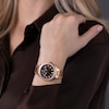 Thumbnail Image 3 of Rotary Women's Brilliance Stone Set Brown Dial & Rose Tone Stainless Steel Bracelet Watch