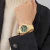 Thumbnail Image 2 of Guess Women's Crystal Green Dial Gold Tone Bracelet Watch