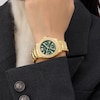 Thumbnail Image 4 of Guess Women's Crystal Green Dial Gold Tone Bracelet Watch