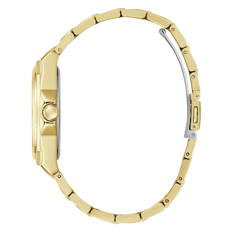 Main Image 5 of Guess Women's Crystal Green Dial Gold Tone Bracelet Watch