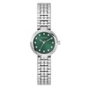 Thumbnail Image 1 of Guess Women's Crystal Green Dial Silver Tone Bracelet Watch