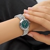 Thumbnail Image 3 of Guess Women's Crystal Green Dial Silver Tone Bracelet Watch