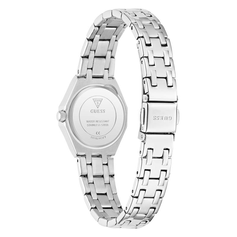 Main Image 6 of Guess Women's Crystal Silver Glitz Dial Silver Tone Bracelet Watch