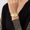 Thumbnail Image 2 of Guess Women's Crystal Champagne Glitz Dial Gold Tone Bracelet Watch