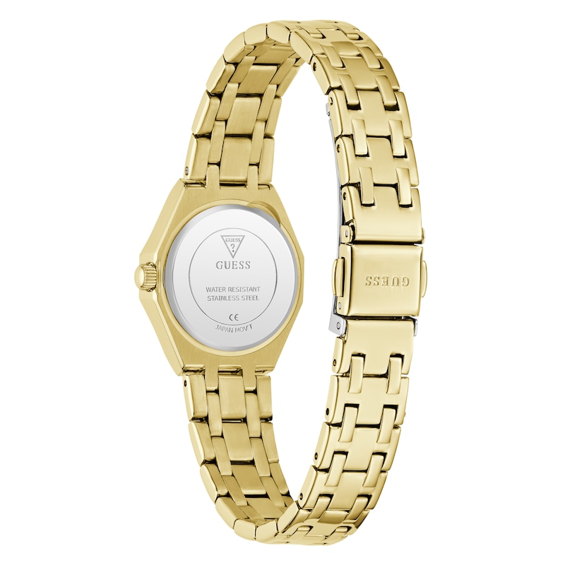 Main Image 6 of Guess Women's Crystal Champagne Glitz Dial Gold Tone Bracelet Watch