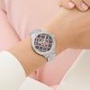Thumbnail Image 3 of Guess Women's Crystal Logo Dial Silver Tone Bracelet Watch