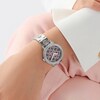 Thumbnail Image 4 of Guess Women's Crystal Logo Dial Silver Tone Bracelet Watch