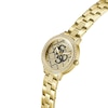 Thumbnail Image 7 of Guess Women's Crystal Logo Champagne Glitz Dial Gold Tone Bracelet Watch