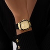 Thumbnail Image 4 of Guess Women's Champagne Multifunction Dial Black Silicone Strap Watch