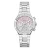Thumbnail Image 1 of Guess Women's Crystal Pink Ombre Glitz Dial Silver Tone Bracelet Watch