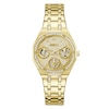 Thumbnail Image 1 of Guess Women's Crystal Champagne Glitz Dial Gold Tone Bracelet Watch