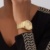 Thumbnail Image 2 of Guess Women's Crystal Champagne Glitz Dial Gold Tone Bracelet Watch