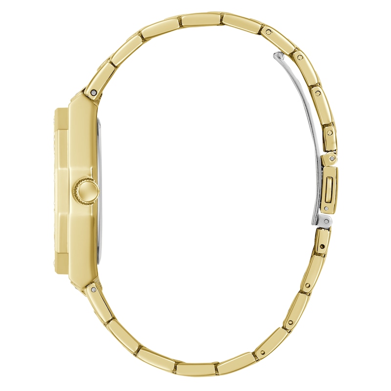 Main Image 5 of Guess Women's Crystal Champagne Glitz Dial Gold Tone Bracelet Watch