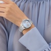 Thumbnail Image 2 of Guess Women's Crystal Ice Blue Dial Silver Tone Bracelet Watch
