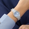 Thumbnail Image 3 of Guess Women's Crystal Ice Blue Dial Silver Tone Bracelet Watch