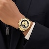 Thumbnail Image 2 of Guess Men's Black Dial Gold Tone Case Black Silicone Strap Watch