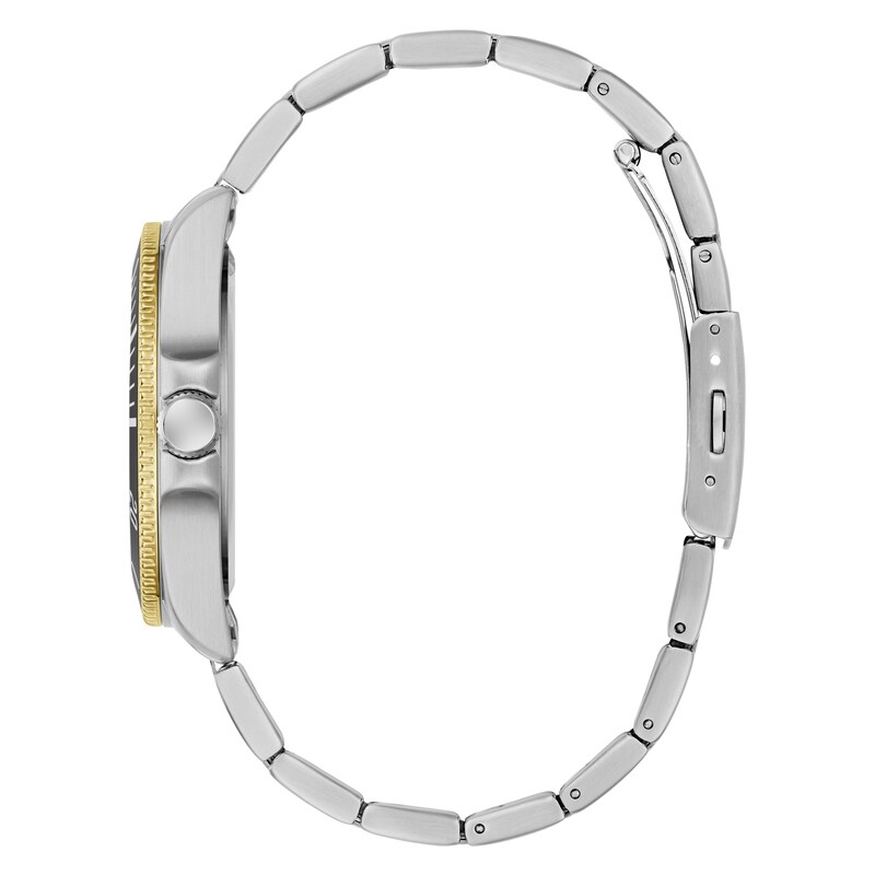 Main Image 5 of Guess Men's Green Dial Two Tone Bracelet Watch