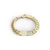Thumbnail Image 1 of GUESS Racer Tag Men's Gold Tone Pavé Logo Bracelet