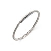 Thumbnail Image 1 of GUESS Noir Men's Silver Tone Eclipse Plate Bracelet