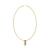 Thumbnail Image 1 of GUESS Noir Men's Gold Tone Bicolor Plate Necklace