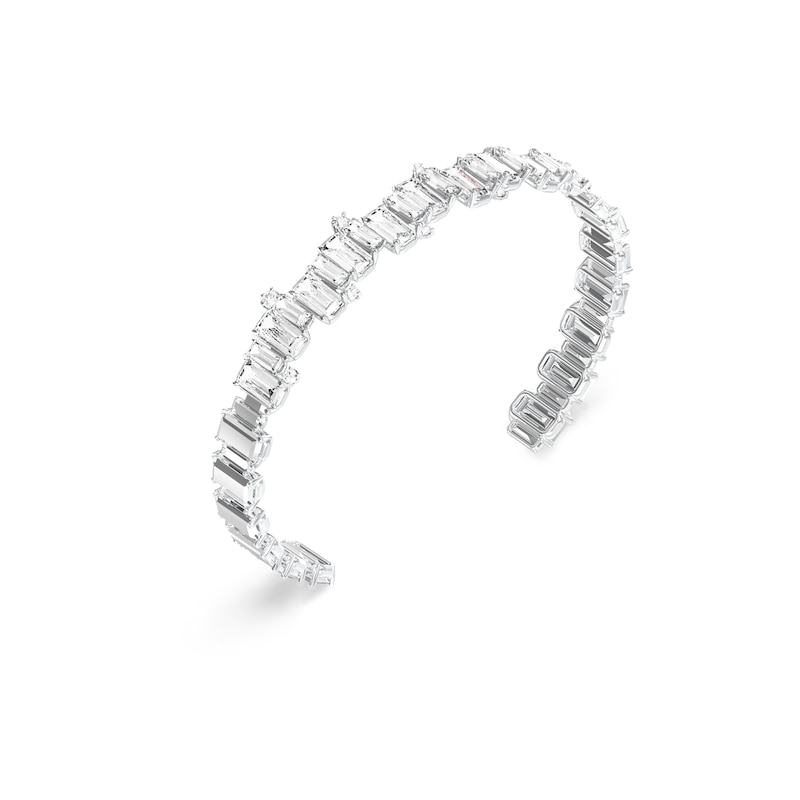 Main Image 1 of GUESS Chandelier Women's Silver Tone Crystal Tennis Bracelet