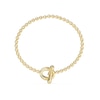Thumbnail Image 1 of GUESS Majorelle Women's Gold Tone Crystal T-Bar Toggle Bracelet