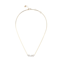 GUESS Chandelier Women's Gold Tone Multi Crystal Necklace