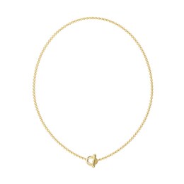 GUESS Majorelle Women's Gold Tone Crystal T-Bar Toggle 16" Necklace