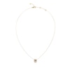 Thumbnail Image 1 of GUESS Kalybe Women's Gold Tone Crystal Cable Circle Necklace