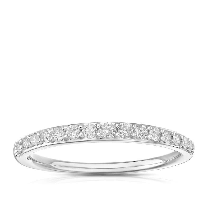 Main Image 1 of Perfect Fit 9ct White Gold Eternity 0.23ct Diamond Ring