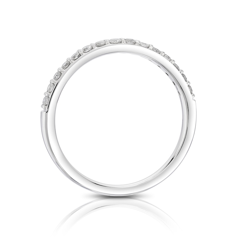 Main Image 3 of Perfect Fit 9ct White Gold Eternity 0.23ct Diamond Ring