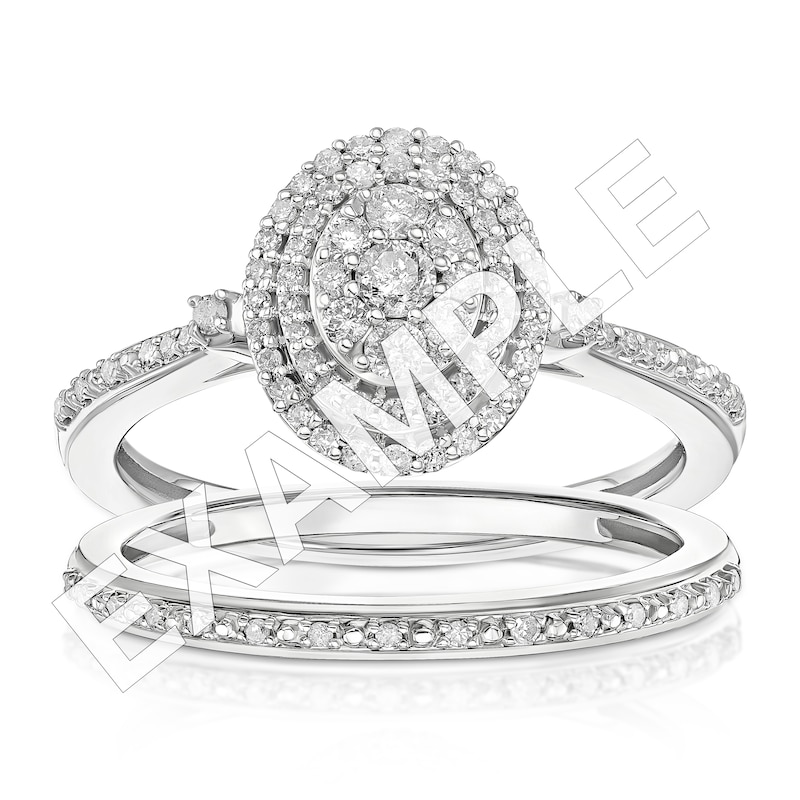 Main Image 3 of Perfect Fit 9ct White Gold Eternity Diamond Ring