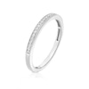 Thumbnail Image 2 of Perfect Fit Sterling Silver with Platinum Plating Eternity Diamond Ring